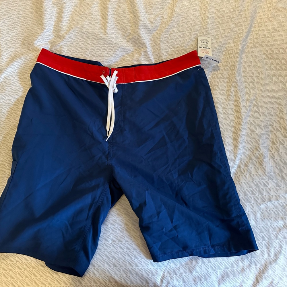 Old navy swimming trunks